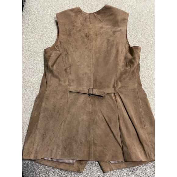 VTG Brownstone Studio Suede Vest 4 Button Women's Size Large 4 Button - Picture 5 of 9